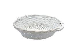 ΚΑΛΑΘΙ ΣΤΡΟΓΓΥΛΟ ΑΣΠΡΟ 45cm x 11cm 0519101