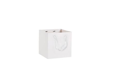 ΤΣΑΝΤΑ ΛΕΥΚΗ ΚΥΒΟΣ ΜΕ ΙΜΑΝΤΑ 10cm 0402174