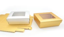 ΚΟΥΤΙ ΜΕ ΚΑΠΑΚΙ ΠΑΡΑΘΥΡΟ ΖΕΛΑΤΙΝΑ 22cm x 17cm x 7.5cm 0402263