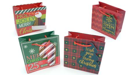2004-XS christmas paper bag 15*14*7CM 0402277