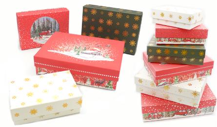 BOX-2304 Christmas paper box 14.5*10*5CM 37*27*11cm 0402286