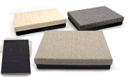 ΧΑΡΤΙΝΟ ΚΟΥΤΙ ΔΙΧΡΩΜΟ ΔΑΧΤΥΛΙΔΙΟΥ ΚΑΠΑΚΙ ΜΕ ΥΦΗ ΚΑΜΒΑ 16cm x 12cm x 3.5cm 0402298