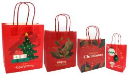 ΤΣΑΝΤΕΣ ΧΡΙΣΤΟΥΓΕΝΝΙΑΤΙΚΕΣ ΣΤΡΙΦΤΟ ΧΕΡΑΚΙ 26cm x 33cm x 12cm 0402319