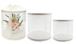 ΚΟΥΤΙ ΣΤΡΟΓΓΥΛΟ ΑΣΠΡΟ ΜΕ ΖΕΛΑΤΙΝΑ 35cm x 37cm 0402324