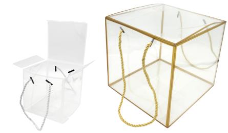 ΤΣΑΝΤΑ ΚΟΥΤΙ ΚΥΒΟΣ ΖΕΛΑΤΙΝΑ ΜΕ ΧΕΡΟΥΛΙΑ 12cm 0402330