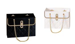 ΤΣΑΝΤΑ ΜΕ ΑΝΑΓΛΥΦΟ ΣΧΕΔΙΟ ΚΑΙ ΑΛΥΣΙΔΑ 15cm x 10cm x 10.5cm 0402353