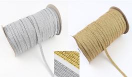 ΚΟΡΔΕΛΑ ΕΛΑΣΤΙΚΗ ΧΡΥΣΟ/ΑΣΗΜΙ 3mm x 180m 0501145