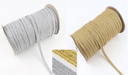 ΚΟΡΔΕΛΑ ΕΛΑΣΤΙΚΗ ΧΡΥΣΟ/ΑΣΗΜΙ 3mm x 180m 0501145