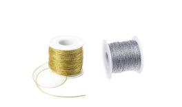 ΚΟΡΔΟΝΙ 1mm x 50m ΧΡΥΣΟ/ΑΣΗΜΙ 0501169