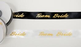 ΚΟΡΔΕΛΑ ΣΑΤΕΝ ΧΡΥΣΟΤΥΠΙΑ TEAM BRIDE 2.5cm x 25Y 0501295