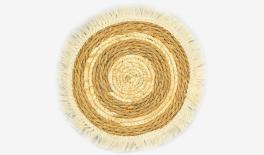 ΧΑΛΑΚΙ ΣΤΡΟΓΓΥΛΟ BOHO ΜΕ ΚΡΟΣΙΑ 60CM HK-S0312-60 0502332
