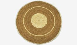 ΧΑΛΙ ΣΤΡΟΓΓΥΛΟ BOHO ΜΕ ΚΡΟΣΙΑ 120CM 0502333