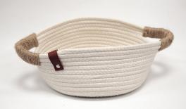 ΚΑΛΑΘΑ BOHO ΒΑΜΒΑΚΕΡΟ ΜΕ ΧΕΡΟΥΛΙΑ 25cm x 10cm 0502364