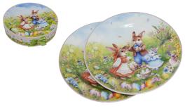 LC023 S2/235 10inch easter plate plate:25.5cm 2pcs/box 12set/ctn 0502725