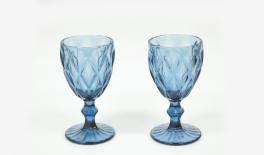 ΚΟΛΩΝΑΤΟ ΠΟΤΗΡΙ ΒΙΝΤΑΖ ΑΝΑΓΛΥΦΟ ΜΠΛΕ 17cm x 9cm 11QM1547 0503199