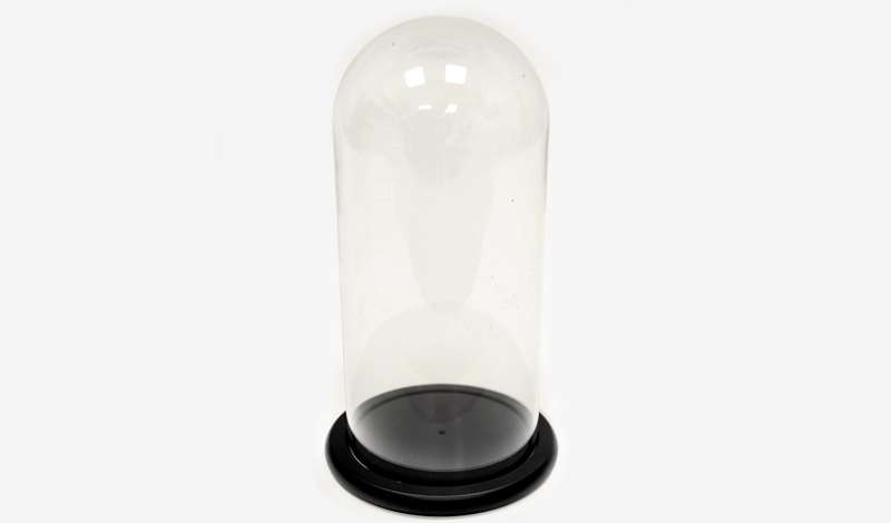 ΚΑΜΠΑΝΑ ΓΥΑΛΙΝΗ ΜΑΥΡΗ ΒΑΣΗ ΜΕΓΑΛΗ 22cm 0503266