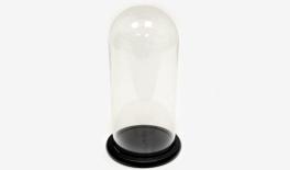 ΚΑΜΠΑΝΑ ΓΥΑΛΙΝΗ ΜΑΥΡΗ ΒΑΣΗ ΜΕΓΑΛΗ 22cm 0503266
