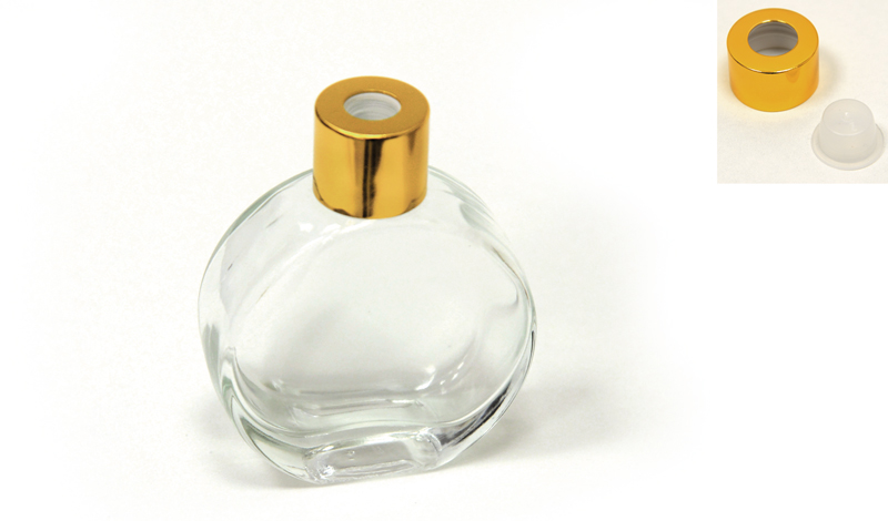 ΜΠΟΥΚΑΛΑΚΙ ΓΥΑΛΙΝΟ 7.2cm x 9cm ΓΙΑ ΑΡΩΜΑΤΙΚΟ ΧΩΡΟΥ 70ml 0503267