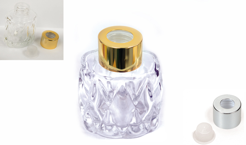 ΜΠΟΥΚΑΛΑΚΙ ΓΥΑΛΙΝΟ 50ml ΓΙΑ ΑΡΩΜΑΤΙΚΟ ΧΩΡΟΥ 7.2cm 0503270