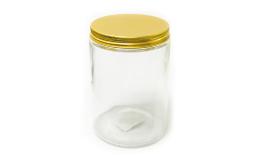 ΒΑΖΟ 770ml ΜΕ ΧΡΥΣΟ ΒΙΔΩΤΟ ΚΑΠΑΚΙ 14cm x 9cm 0503310