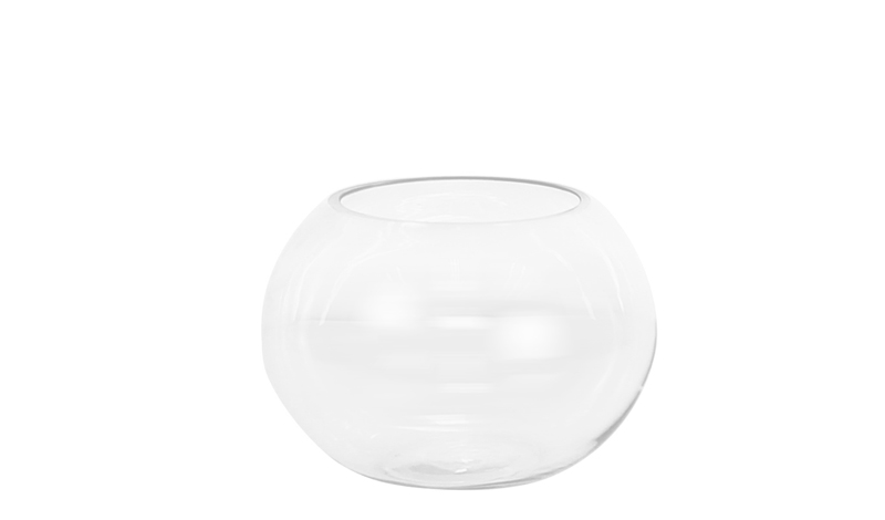 ΓΥΑΛΑ ΣΤΡΟΓΓΥΛΗ 15cm x 11cm 0503334