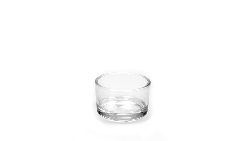 ΓΥΑΛΙΝΟ ΒΑΖΑΚΙ ΣΤΡΟΓΓΥΛΟ (ΡΕΣΩ) 5cm x 3cm 0503353