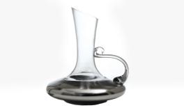 ΓΥΑΛΙΝΗ ΚΑΡΑΦΑ 1.8L ΓΚΡΙΖΑ ΑΣΗΜΙ 0503406