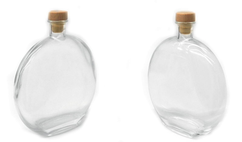 ΓΥΑΛΙΝΟ ΜΠΟΥΚΑΛΙ ΦΛΑΤ 600ml ΜΕ ΚΑΠΑΚΙ 0503419