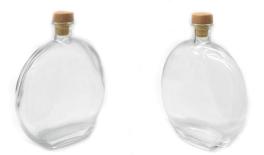 ΓΥΑΛΙΝΟ ΜΠΟΥΚΑΛΙ ΦΛΑΤ 600ml ΜΕ ΚΑΠΑΚΙ 0503419