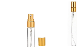 ΓΥΑΛΙΝΗ ΦΙΑΛΗ ΑΡΩΜΑΤΟΣ ΧΡΥΣΟ ΚΑΠΑΚΙ 10ml 0503433
