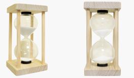 ΚΛΕΨΥΔΡΑ ΓΥΑΛΙΝΗ ΣΕ ΞΥΛΙΝΗ ΒΑΣΗ 8cm x 16cm 0503451