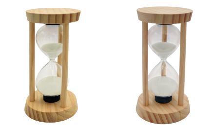 ΚΛΕΨΥΔΡΑ ΓΥΑΛΙΝΗ ΣΕ ΞΥΛΙΝΗ ΒΑΣΗ 8cm x 16cm 0503467