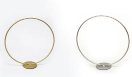 ΜΕΤΑΛΛΙΚΟΣ ΚΥΚΛΟΣ ΜΕ ΒΑΣΗ 20cm FH-YH005 0506231