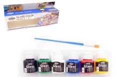 ΣΕΤ 6 ΧΡΩΜΑΤΩΝ ΓΙΑ ΓΥΑΛΙ 25ml 0515236