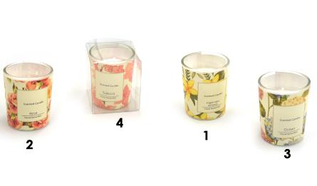 103#cup+sticker with scented candle 5*6CM 144pcs//ctn 0515449