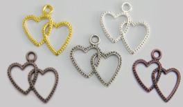 ΜΕΤΑΛΛΙΚΗ ΚΑΡΔΙΑ ΔΙΠΛΗ 25mm x 22mm 0517133