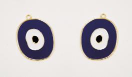 ΜΑΤΙ ΜΕΤΑΛΛΙΚΟ ΣΜΑΛΤΟ ΜΠΛΕ 32mm x 42mm 05178313