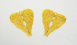 ΜΕΤΑΛΛΙΚΑ ΦΤΕΡΑ ΑΓΓΕΛΟΥ ΜΕ ΣΤΡΑΣΑΚΙΑ 40mm x 50mm B70179 0517938