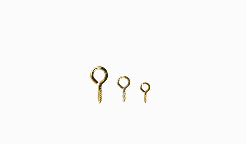 ΓΑΝΤΖΟΙ ΒΙΔΩΤΟΙ ΧΡΥΣΟΙ ΜΕΣΑΙΟΙ 5mm x 10mm 2000τεμ. 0517952