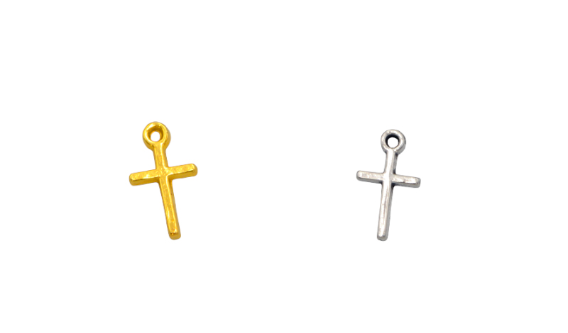 ΜΕΤΑΛΛΙΚΟΣ ΣΤΑΥΡΟΣ ΜΙΝΙ 0.7cm x 1.5cm 0517988