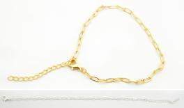 ΜΕΤΑΛΛΙΚΟ ΒΡΑΧΙΟΛΙ ΑΛΥΣΙΔΑ 18cm 0517994