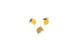 ΜΕΤΑΛΛΙΚΟ ΛΕΜΟΝΙ 17mm x 21mm ΚΡΕΜΑΣΤΟ 0518065