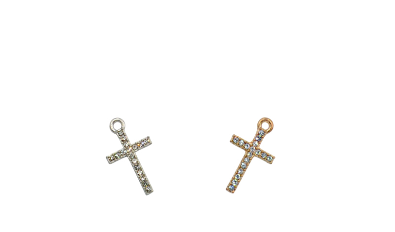 ΜΕΤΑΛΛΙΚOΣ ΣΤΑΥΡΟΣ ΜΕ ΣΤΡΑΣΑΚΙΑ 11mm x 24mm 0518073