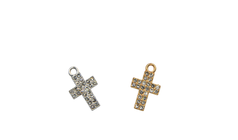 ΜΕΤΑΛΛΙΚOΣ ΣΤΑΥΡΟΣ ΜΕ ΣΤΡΑΣΑΚΙΑ 11mm x 19mm 0518074