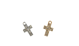 ΜΕΤΑΛΛΙΚOΣ ΣΤΑΥΡΟΣ ΜΕ ΣΤΡΑΣΑΚΙΑ 11mm x 19mm 0518074