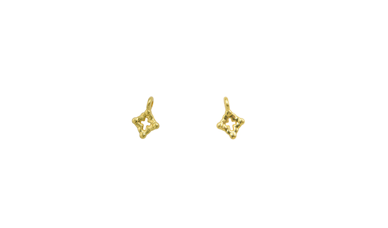 ΜΕΤΑΛΛΙΚΟΣ ΣΤΑΥΡΟΣ ΡΟΜΒΟΣ 0.9cm x 1.1cm 0518082