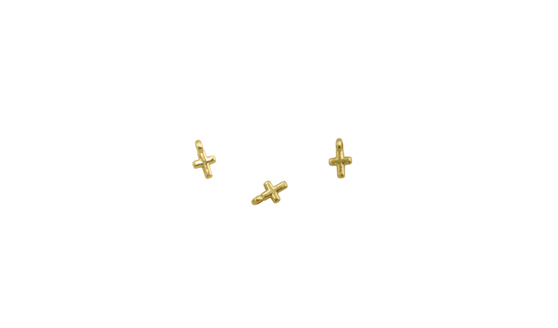 ΜΕΤΑΛΛΙΚΟΣ ΣΤΑΥΡΟΣ ΜΙΝΙ 0.5cm x 0.8cm 0518084