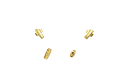 ΜΕΤΑΛΛΙΚΟΣ ΣΤΑΥΡΟΣ ΔΙΑΜΠΕΡΕΣ 0.7cm x 1cm 0518086