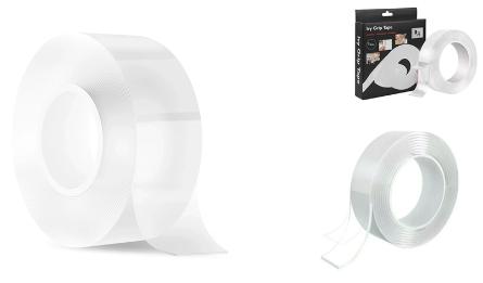 ΑΥΤΟΚΟΛΛΗΤΗ ΤΑΙΝΙΑ 1.2cm x 3m ΔΙΠΛΗΣ ΟΨΗΣ 1.5mm ΔΙΑΦΑΝΗ 0519012