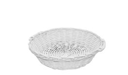 ΚΑΛΑΘΙ ΣΤΡΟΓΓΥΛΟ ΑΣΠΡΟ 50cm x 12cm 0519102